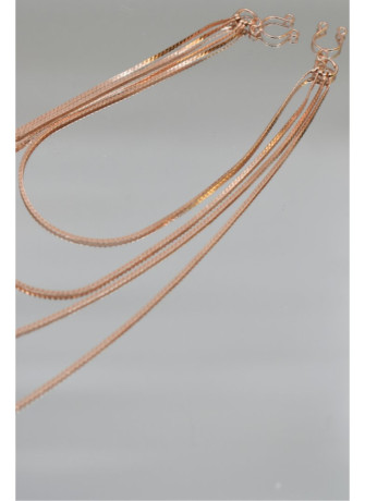 bijou pinces tétons avec 4 chainettes doré rose - SO-0188
